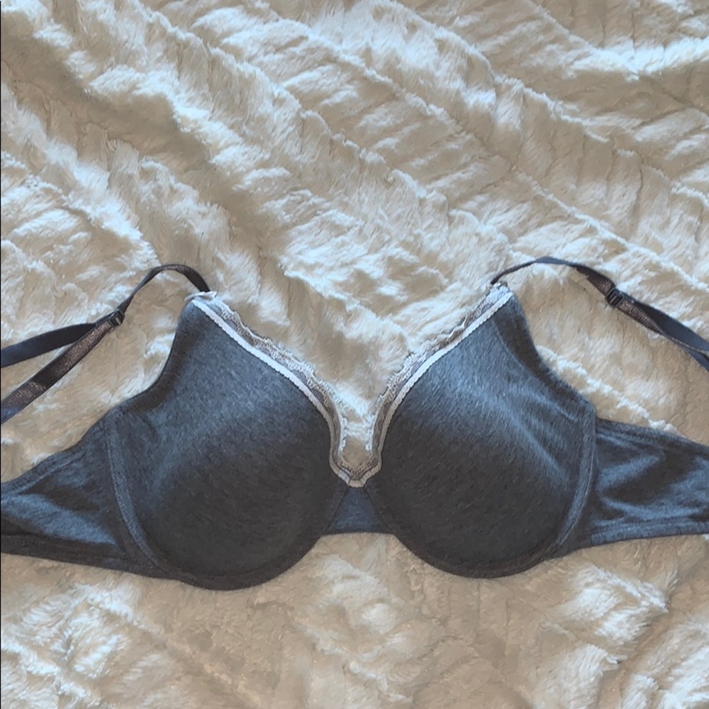 Gray aerie bra